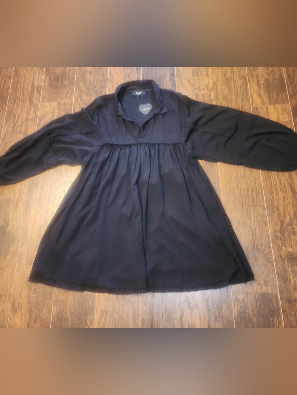 Meritt Babydoll Dress Black
